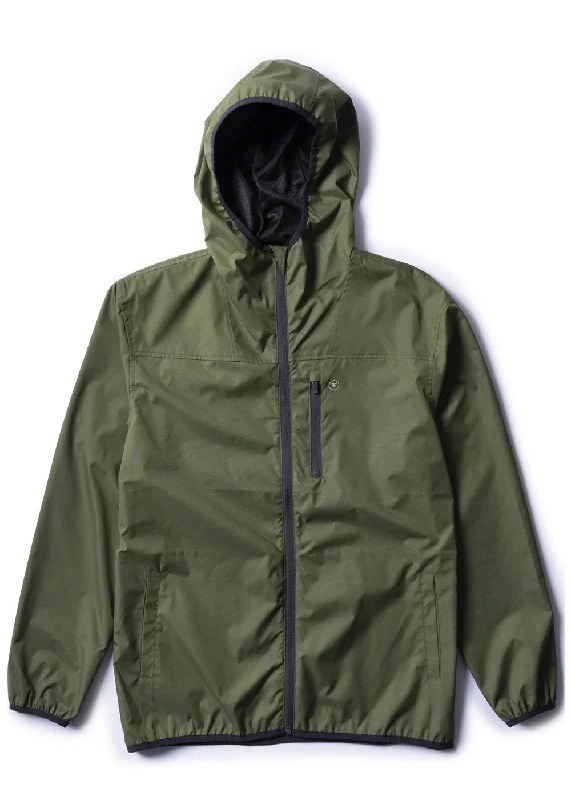 Casual Blazers Vissla Offshore Eco Windbreaker Jacket-Dark Olive