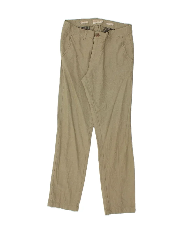 Comfortable Shirts DACK'S Mens Regular Fit Straight Chino Trousers IT 46 Small W30 L30  Beige