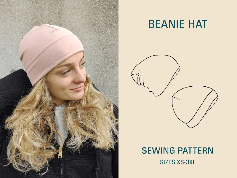 Outdoor Clothing Beanie Hat Sewing Pattern