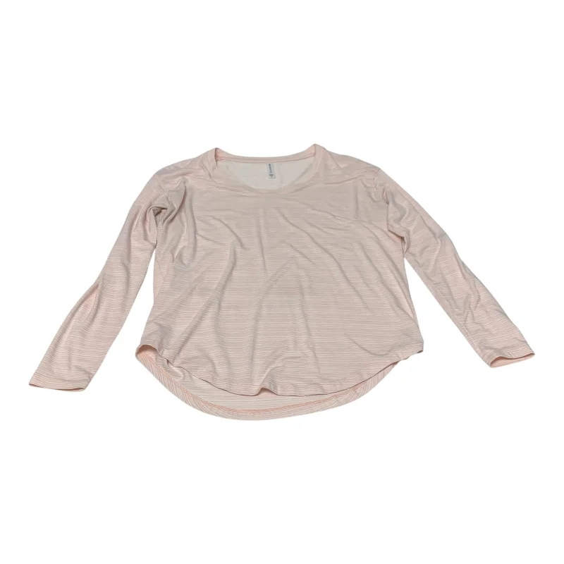 Utility Vests Top Long Sleeve By Athleta In Pink, Size: S