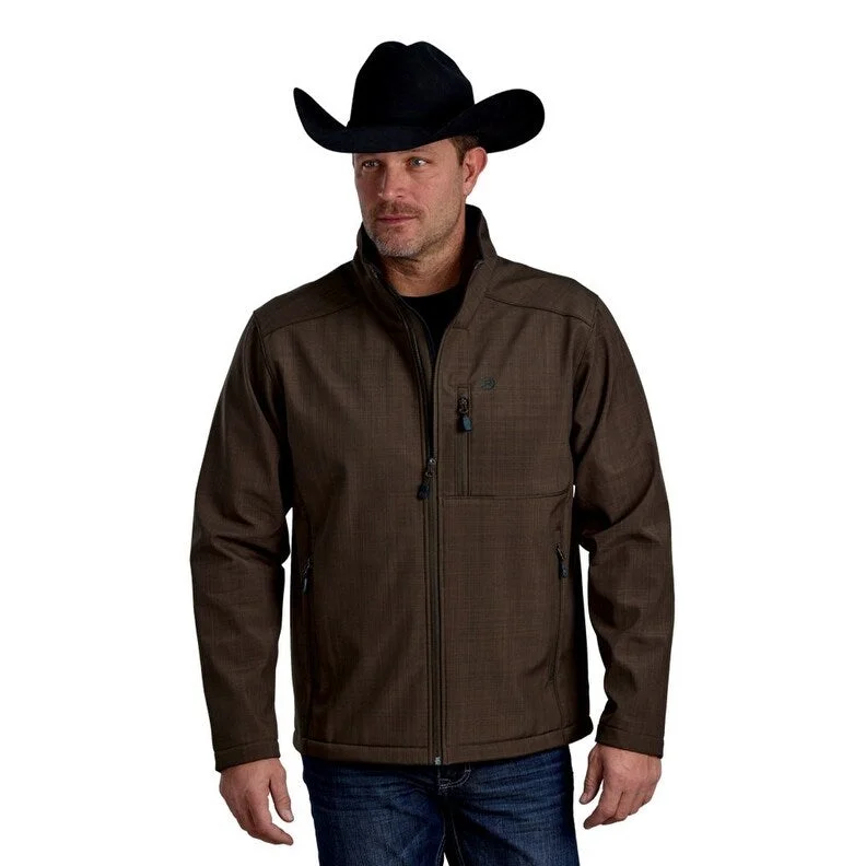 Cozy Fit Roper Western Jacket Mens Technical Brown