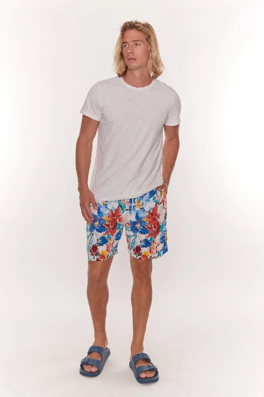 Bold Prints Strongs Drive Floral Print Shorts