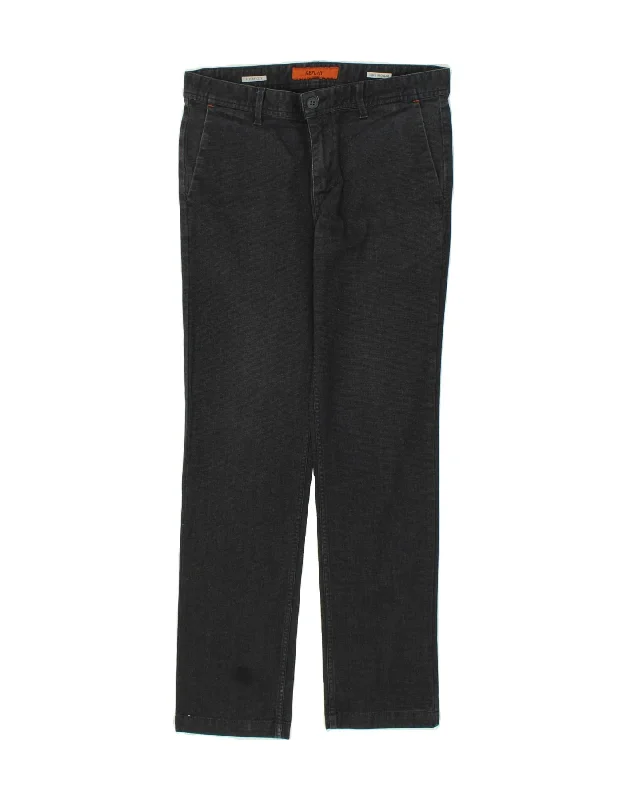 Wool Pants REPLAY Mens Tom Regular Chino Trousers W34 L31 Grey