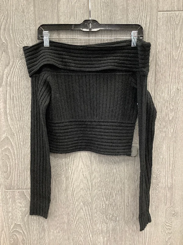 Modern Backpacks Top Long Sleeve Designer By Diane Von Furstenberg In Black, Size: S