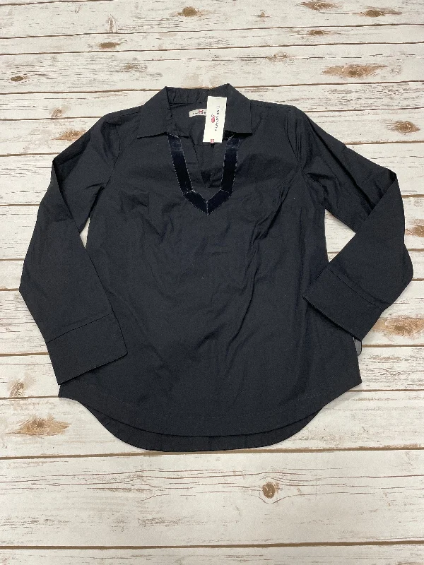 Street Tees Top Long Sleeve By Vineyard Vines In Black, Size: Xxs