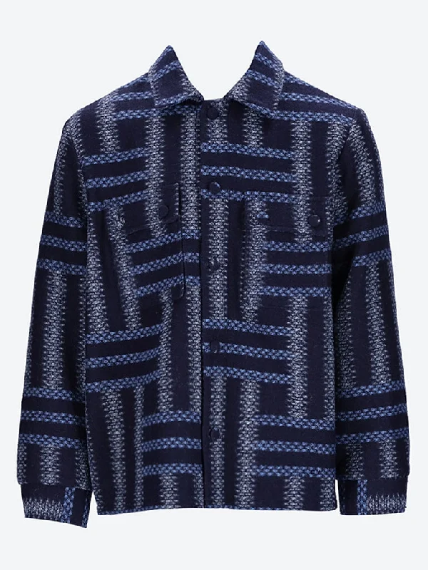 Trendy Comfort Kenzo weave overshirt