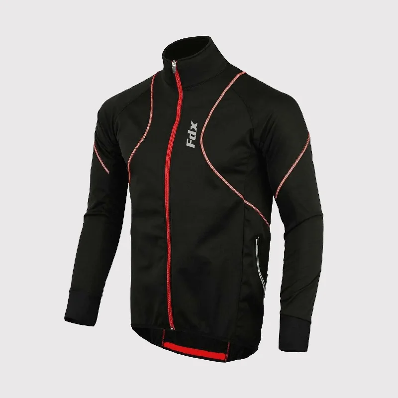 Essential Wardrobe Fdx Gustt Red Softshell Men's & Boy's Windproof Cycling Jacket