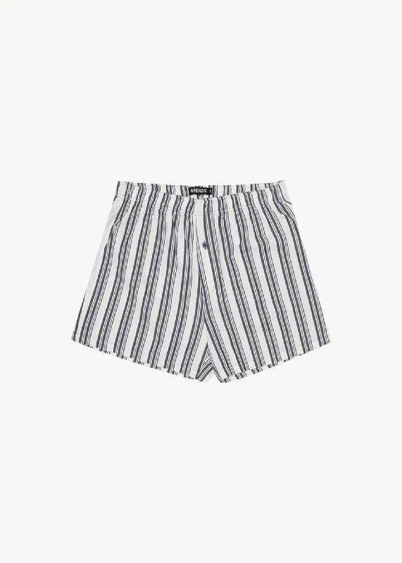 Cozy Sweatshirts AFENDS Mens Line Up - Boxer Brief One Pack - White Stripe