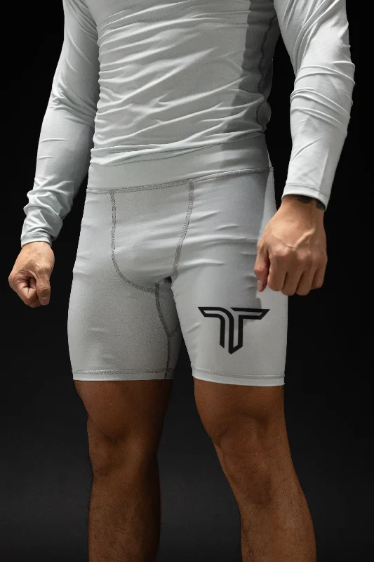 Timeless Apparel Essential Compression Shorts - Silver