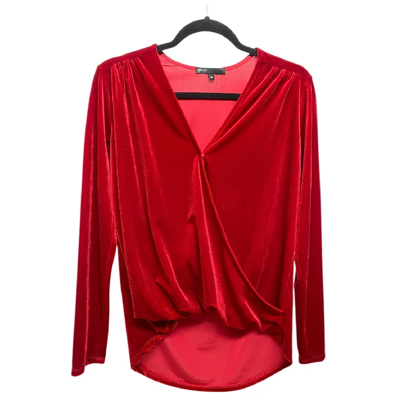 Urban Gear Top Long Sleeve By Gibson In Red, Size: Xs