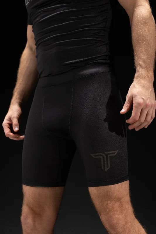 Smart Casual Wear Blackout Essential Compression Shorts