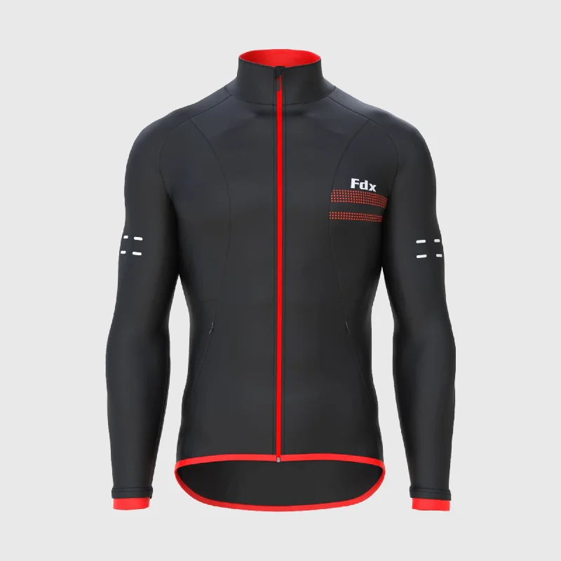 Comfy Jackets Fdx Arch Softshell Men's & Boy's Red Windproof & Water Resistant Cycling Jacket