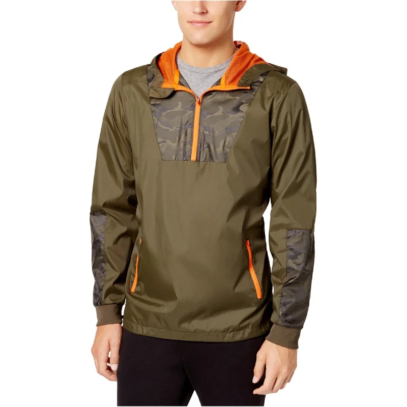 Essential Wardrobe Ideology Mens Colorblocked Windbreaker Jacket