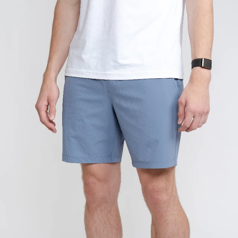 Street Style Everyday Short | Solid - Granite Blue