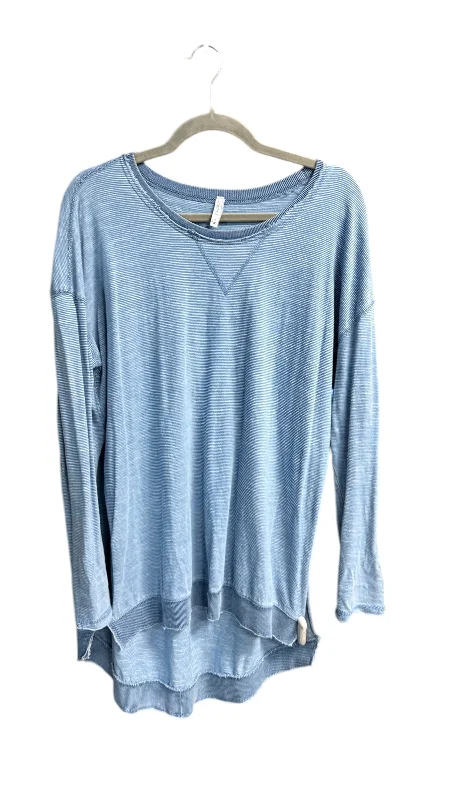 Versatile Knitwear Top Long Sleeve By Z Supply In Blue, Size: S