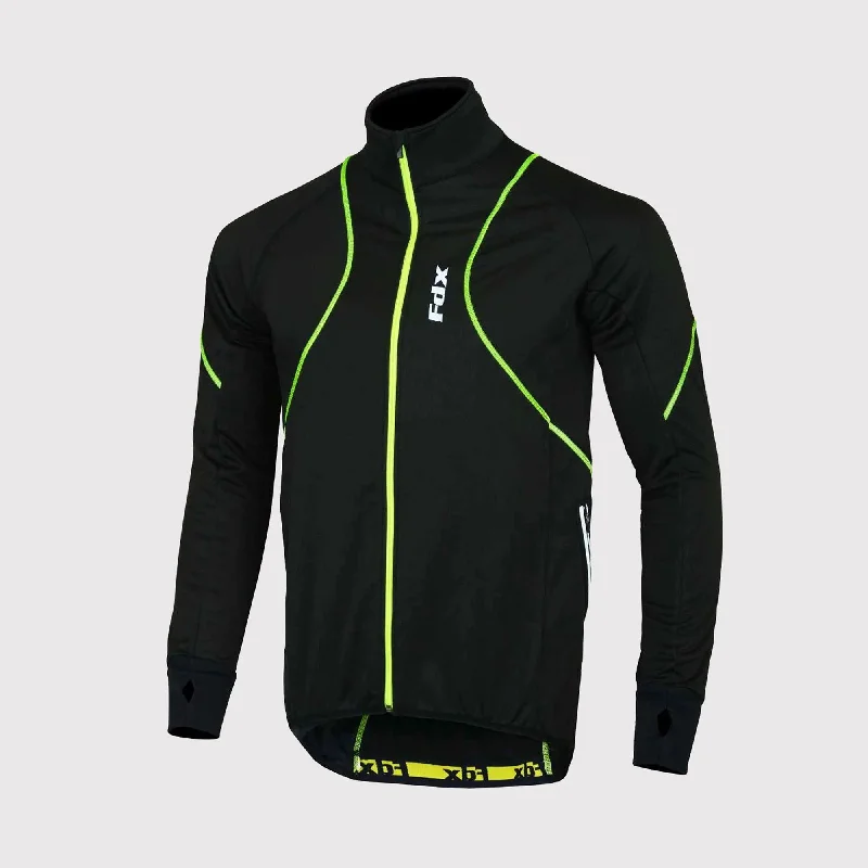 Minimalist Style Fdx Gustt Green Softshell Men's & Boy's Windproof Cycling Jacket