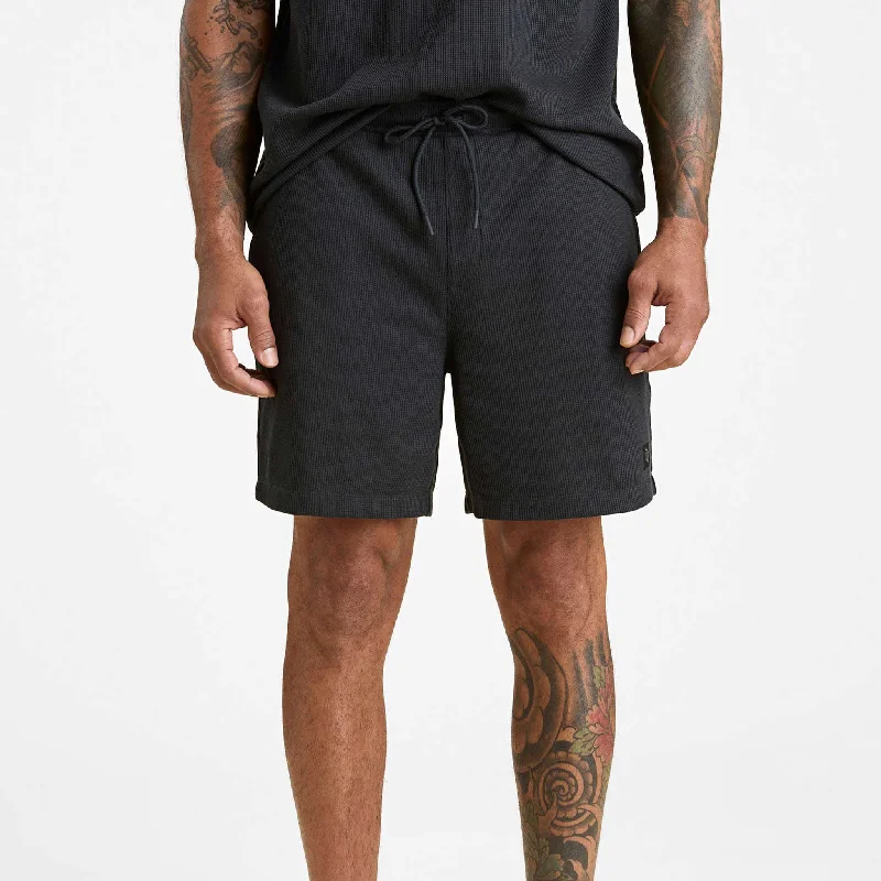 Casual Wear Waffle Short | Black