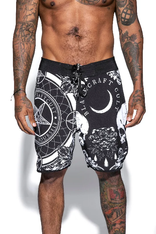 Cozy Pants Baroque Print - Board Shorts