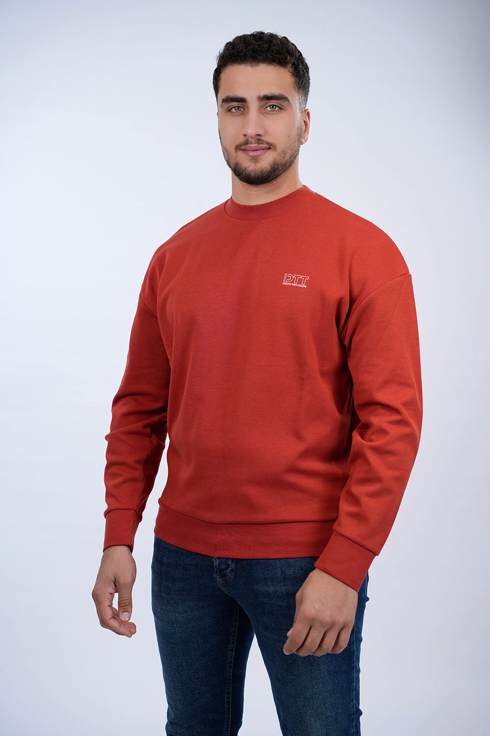 Timeless Apparel Tom Tailor Relaxed Red Sweater With Prints