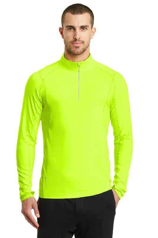 Street-Friendly Wear Ogio Mens Endurance Nexus Moisture Wicking 1/4 Zip Sweatshirt - Pace Yellow - Closeout