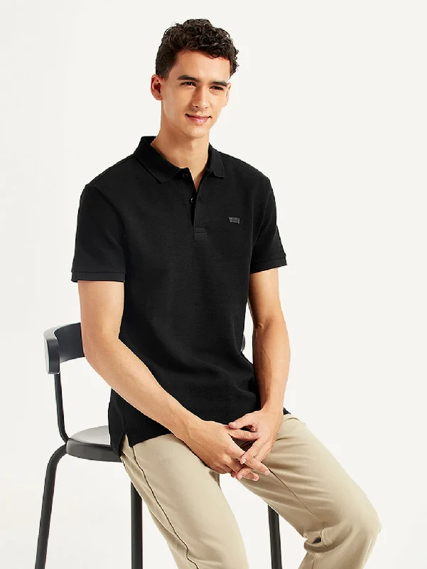 Lightwear Options Men's Solid Slim Fit Polo T-shirt