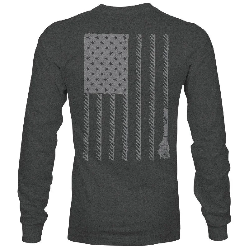 Functional Fashion "Liberty Roper" Charcoal Long Sleeve T-Shirt