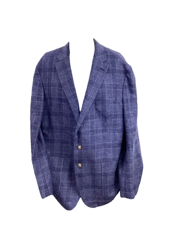 Classic Wear NWT Onward Reserve Men's Blazer Blue Plaid 48L