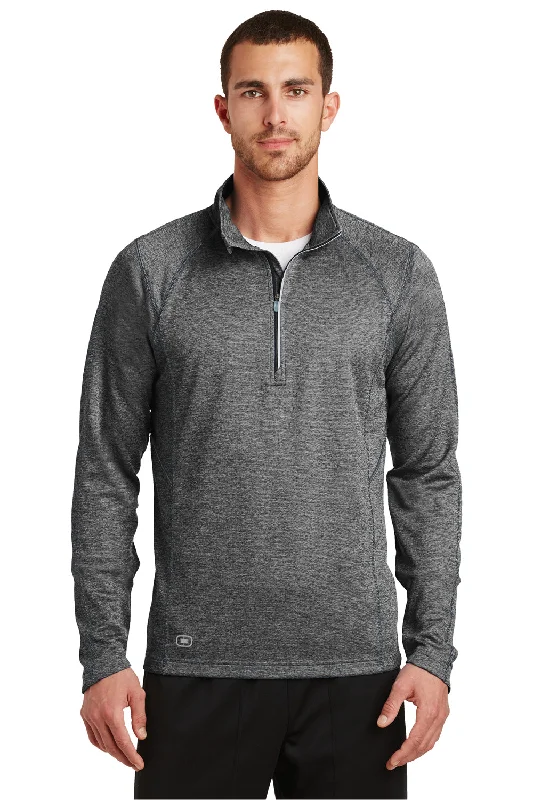 Sport Chic Ogio Mens Endurance Pursuit 1/4 Zip Sweatshirt - Diesel Grey - Closeout