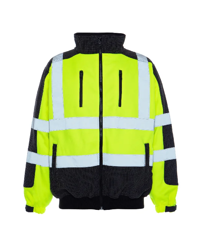 Comfy Sweaters UHV828 HiVis Sport Soft Shell Jacket with WARM UP Lining