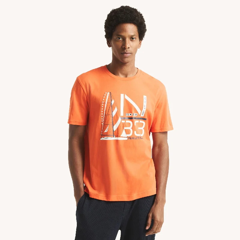 Versatile Style Nautica Mens Sailboat Sleep T-Shirt