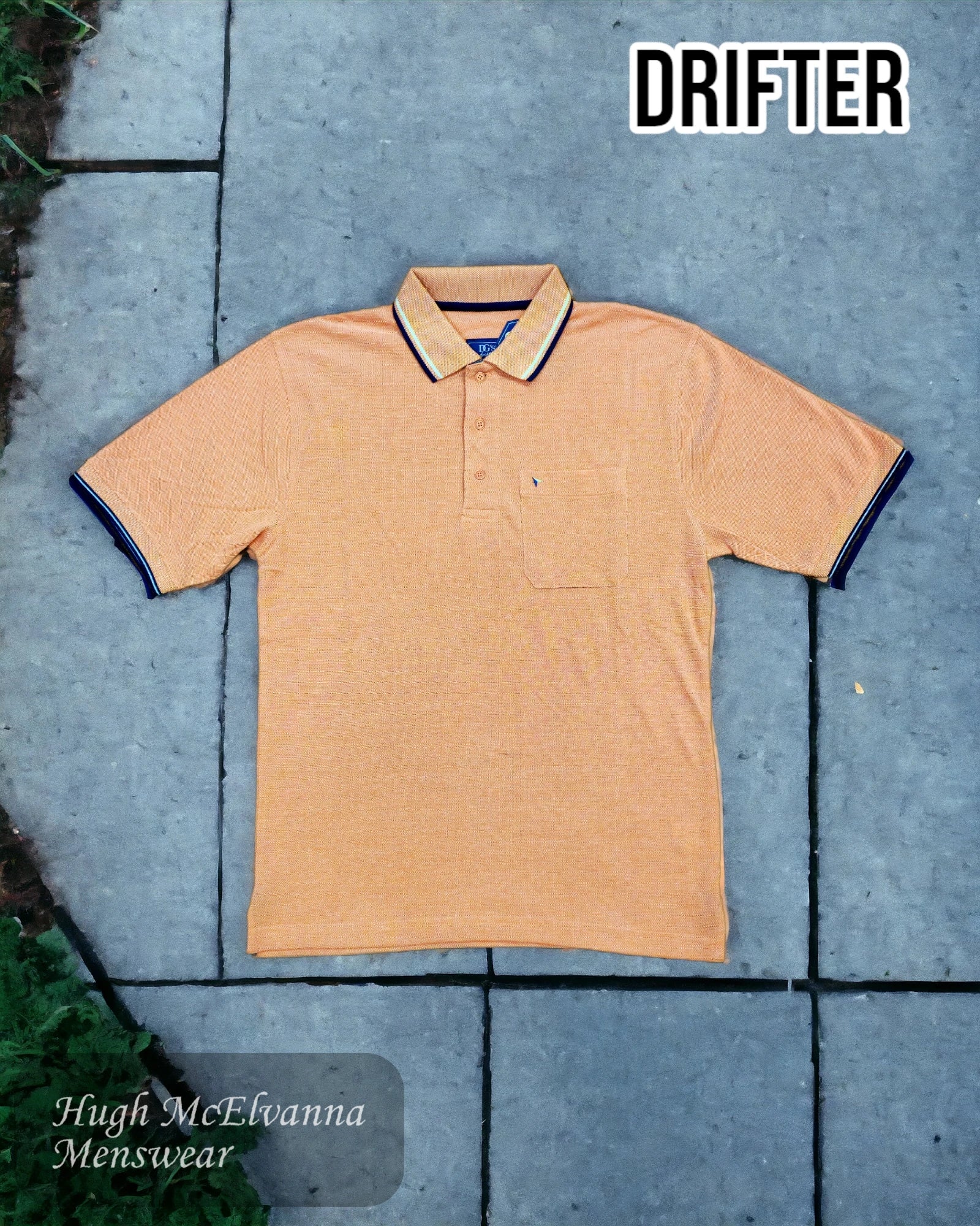 High-end Jackets Drifter ORANGE Polo Shirt 55104/54