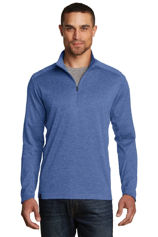 Relaxed Casuals Ogio Mens Pixel Moisture Wicking 1/4 Zip Sweatshirt - Optic Blue