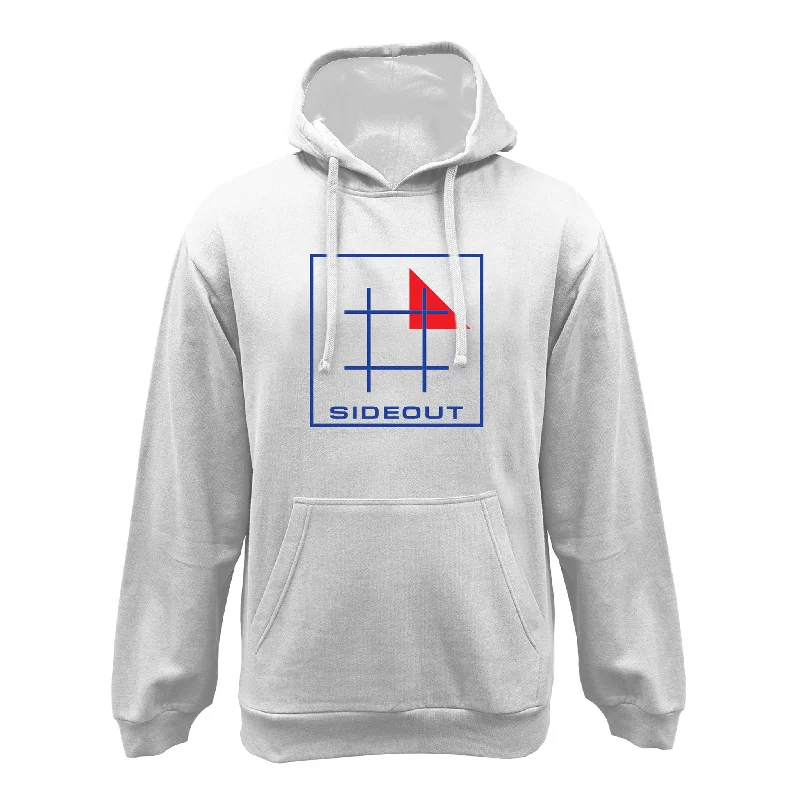 Lightwear Options Sideout Manhattan White Unisex Hoodie