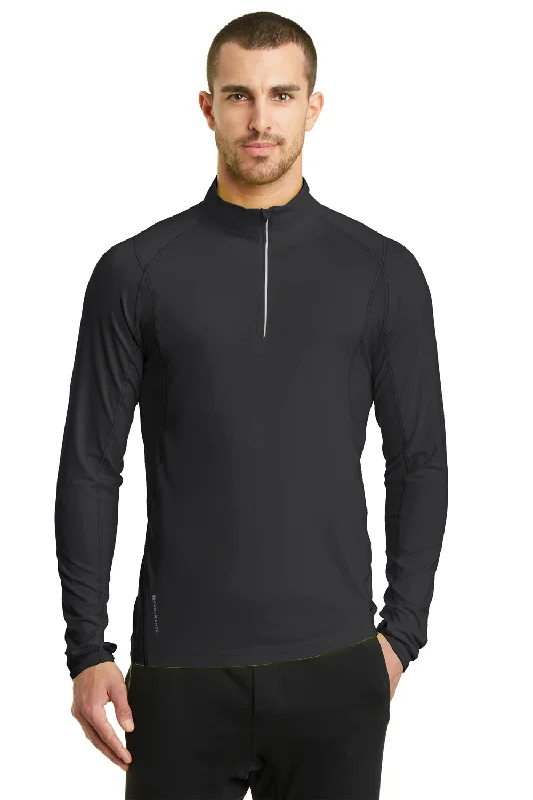 Casual Layers Ogio Mens Endurance Nexus Moisture Wicking 1/4 Zip Sweatshirt - Blacktop