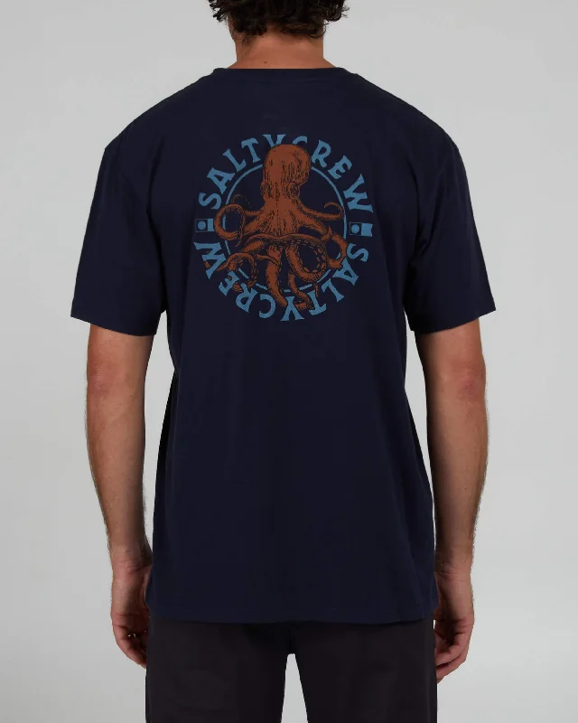 Classic Casual Tentacles Premium S/S Tee - Navy