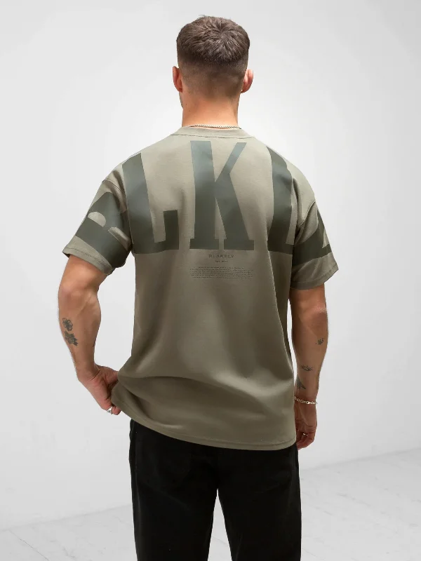 Fashion Comfort BLKLY Relaxed T-Shirt - Safari Green