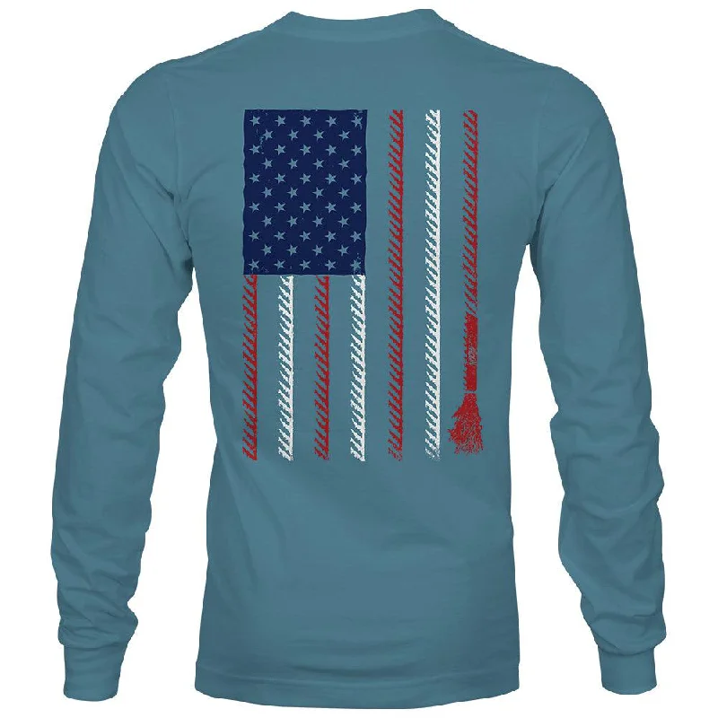 Casual Trends "Liberty Roper" Denim Long Sleeve T-Shirt