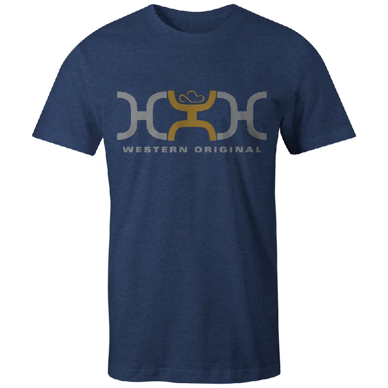 Athletic Gear "Loop" Navy w/Grey/Mustard Logo T-shirt