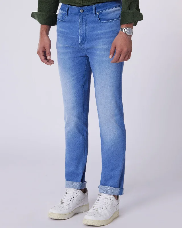 Functional Fashion Azure Cloud Wash Stretch Jeans