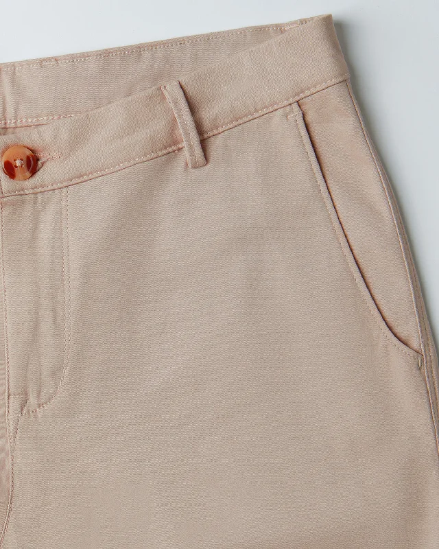 Casual Layers Elevate Everyday Stretch Chinos - Beige