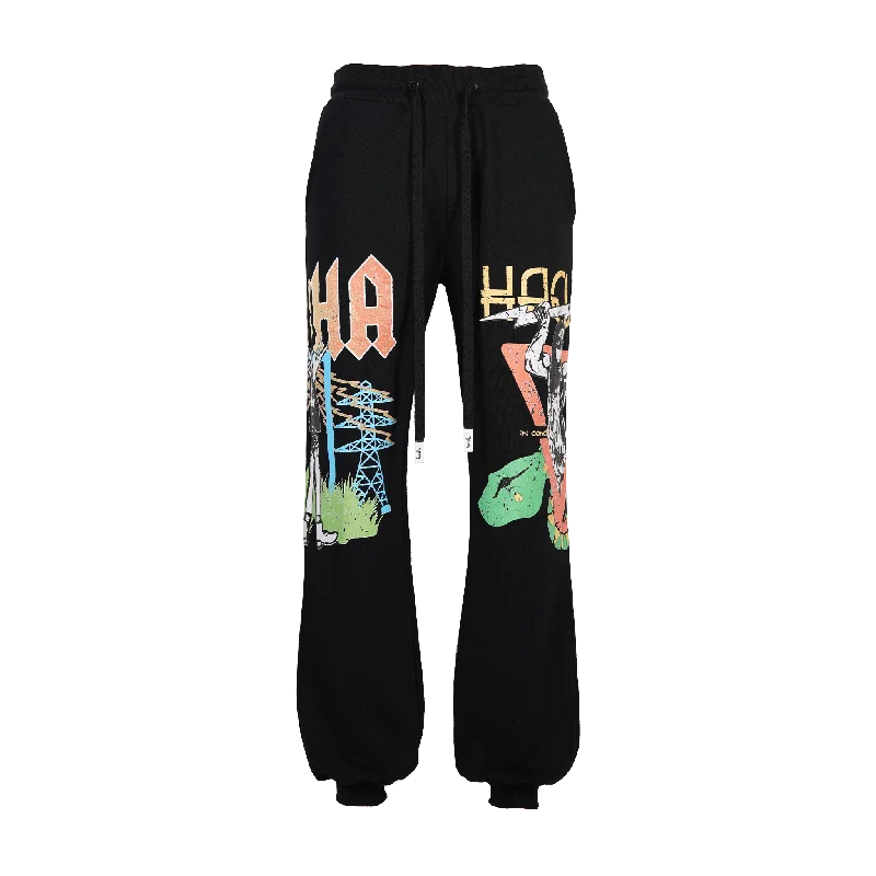 Laid-Back Style CROWN ROYALE WIDE LEG JOGGERS