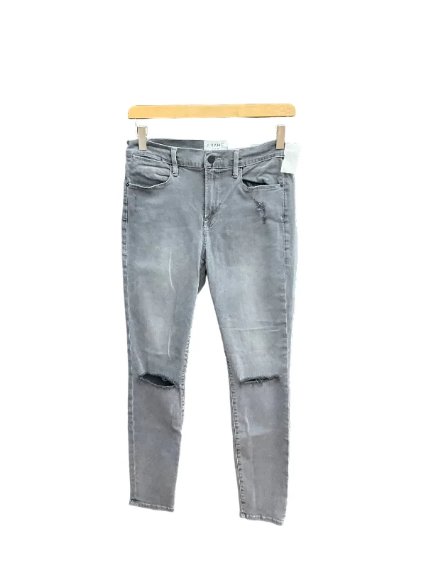 Smart Looks Pants Cargo & Utility By Frame In Grey Denim, Size: 6