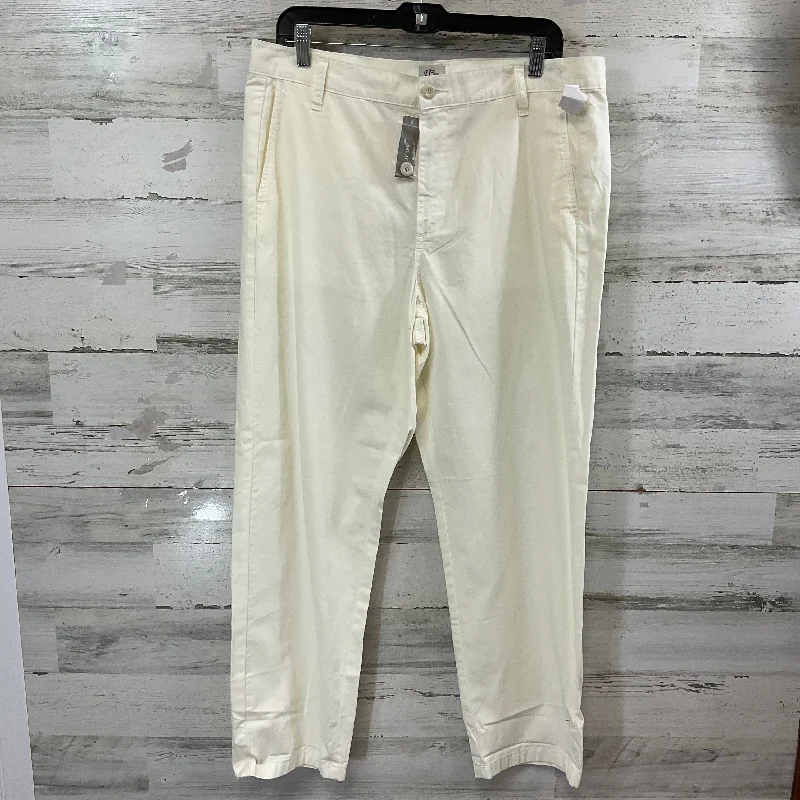 Stylish Blazers Pants Dress By J. Crew In Cream, Size: 12