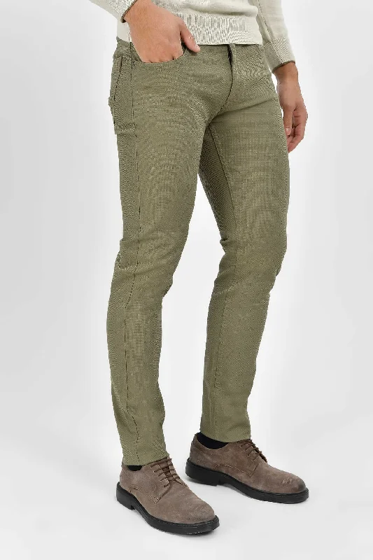 Relaxed Fits Slim Fit 5 Pocket Khaki Cotton Casual Pants