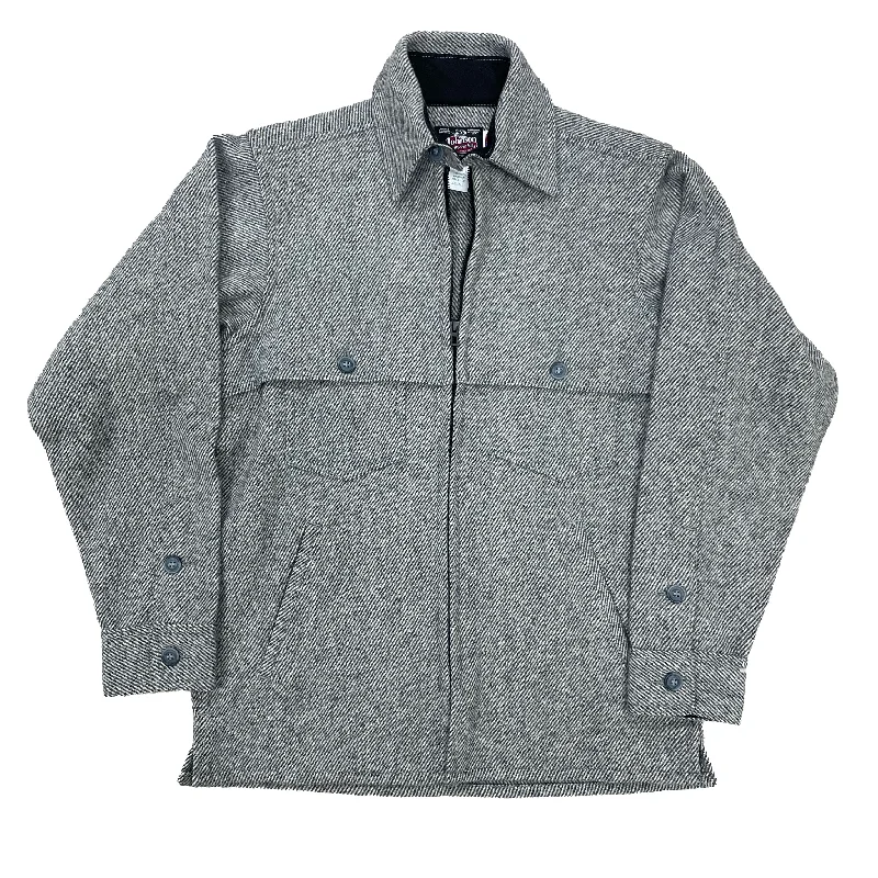 Casual Wear Double Cape Jac Shirt - Gray Twill