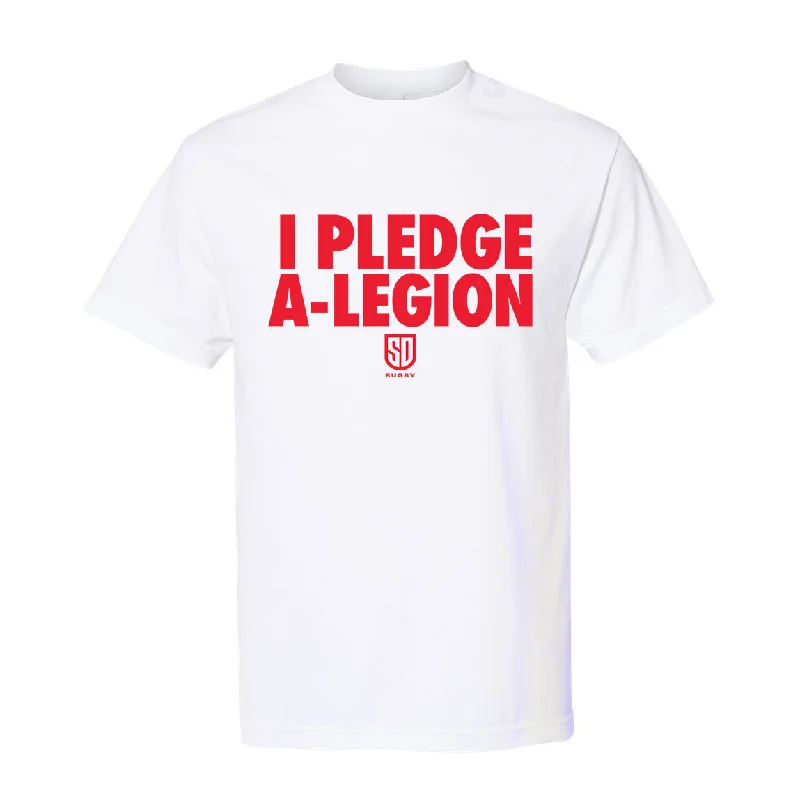 Essential Wardrobe I Pledge A-Legion White Tee