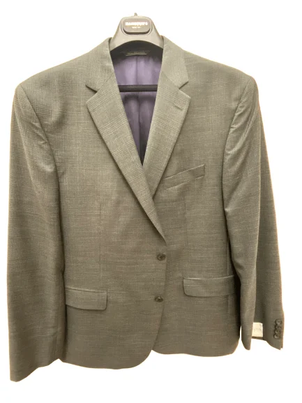 Printed Jackets Jack Victor Grey Check  Suit Separate SP3023 - Jacket Only