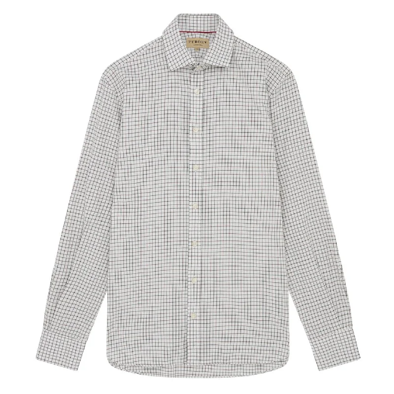 Casual Chic James Purdey Tattersall Shirt Green