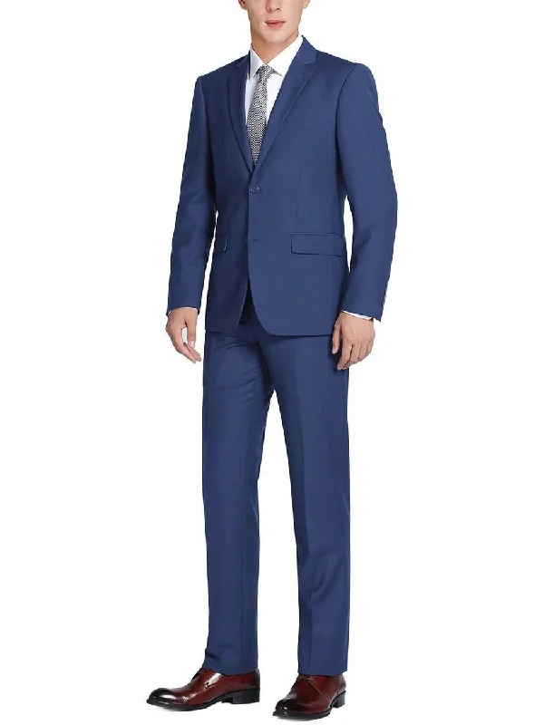 Light Jackets Men's 2-Piece Single Breasted Notch Lapel Suit